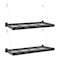 Newage Products Pro Series 2' x 4' Wall Mounted Steel Shelf, Black, 2PK 40410 - alternate 1